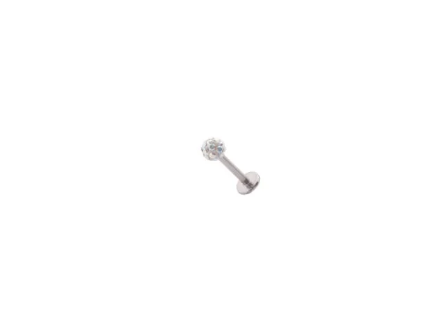 PYGMY LABRET 16G 7MM MULTI CRYSTAL
