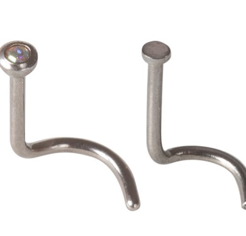 NOSE STUD AB CRYSTAL S/S