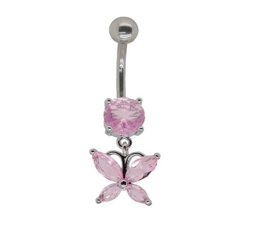 PYGMY BELLY CRYSTAL PINK BUTTERFLY