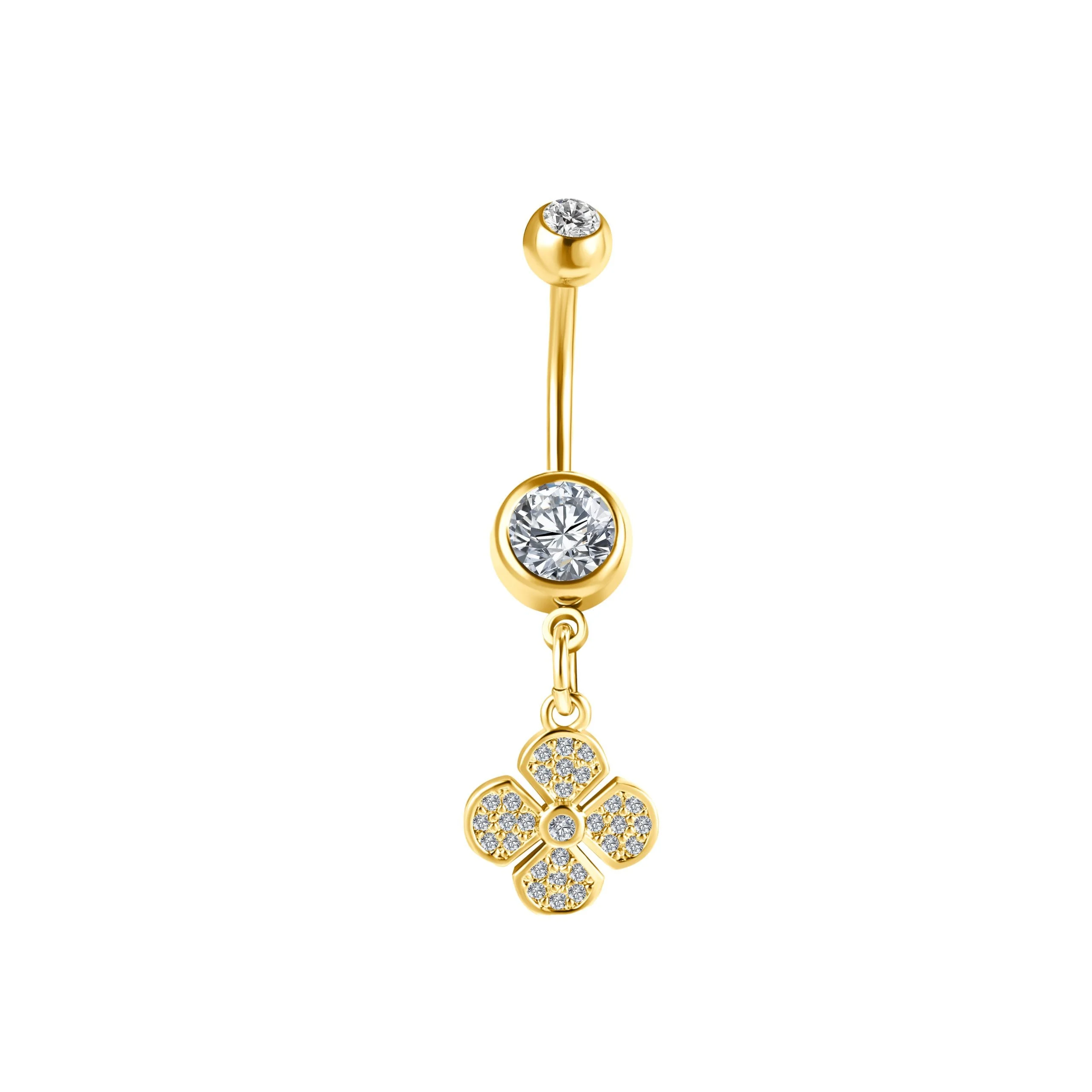 PYGMY NAVEL GP CLOVER DROP CRYSTAL