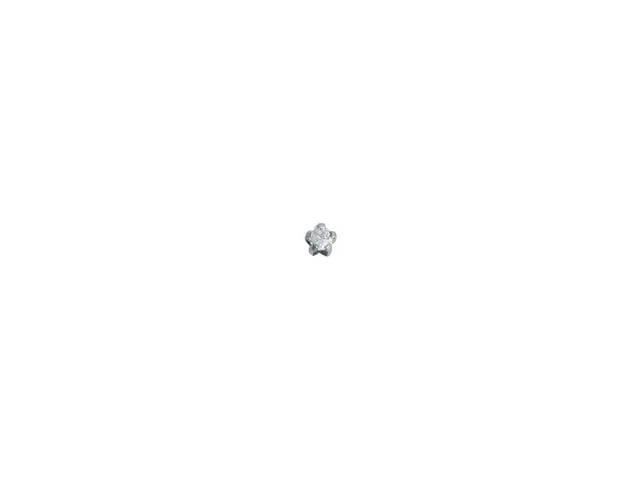 PYGMY NOSE STUD S/STEEL CUBIC ZIRCONIA