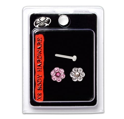 X8 S/S NOSE BONE DAISY 3PK