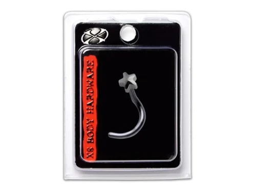 X8 S/S NOSE STUD STAR