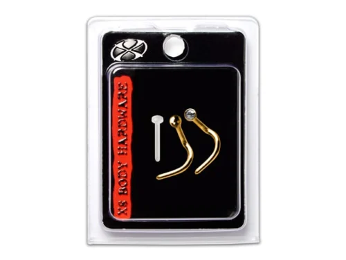 X8 GP NOSE STUD CRYSTAL RETAIN