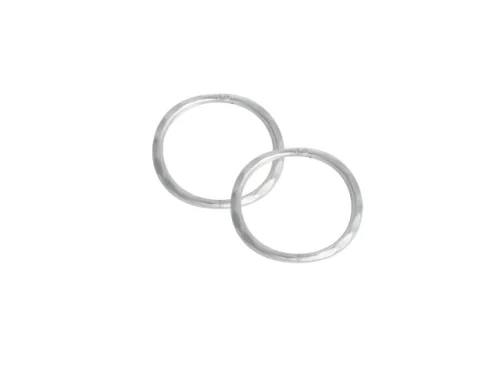 SLEEPER FACET MEDIUM 14mm STG. SILVER
