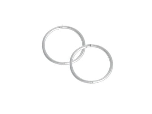 SLEEPER PLAIN LARGE 16mm STG. SILVER