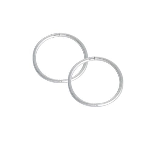 SLEEPER PLAIN LARGE 16mm STG. SILVER