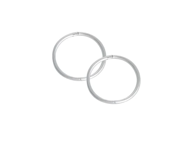 SLEEPER PLAIN LARGE 16mm STG. SILVER