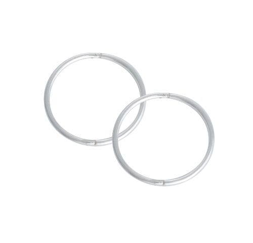 SLEEPER PLAIN X-LGE 18mm STG. SILVER