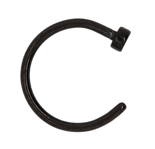 PYGMY BODY HOOPS DISC BLK 20G 10MM
