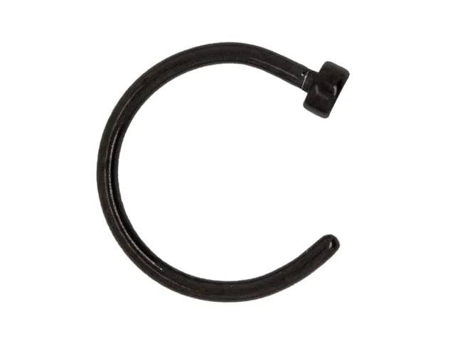 PYGMY BODY HOOPS DISC BLK 20G 10MM