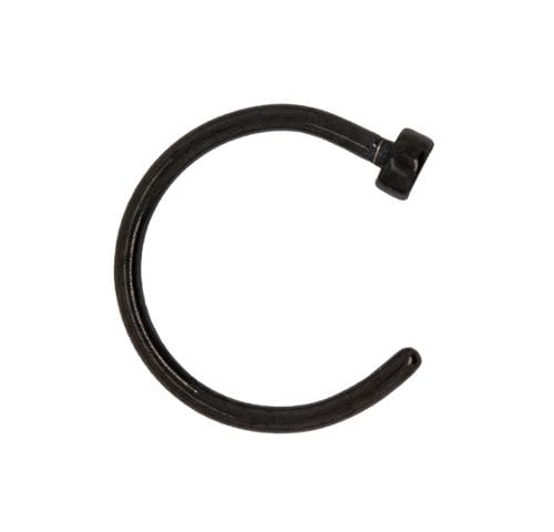 PYGMY BODY HOOPS DISC BLK 20G 8MM