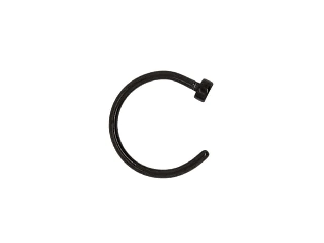 PYGMY BODY HOOPS DISC BLK 20G 6MM