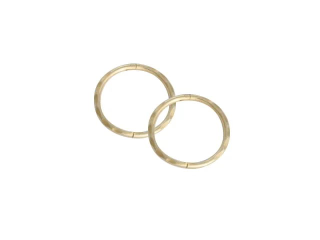 SLEEPER FACET MEDIUM 14mm 22ct GOLD PL