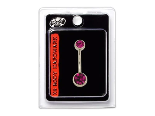 X8 S/S JEWELL BANANA FUSCHIA