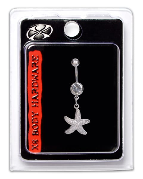 X8 NAVEL STARFISH DROP CRYSTAL