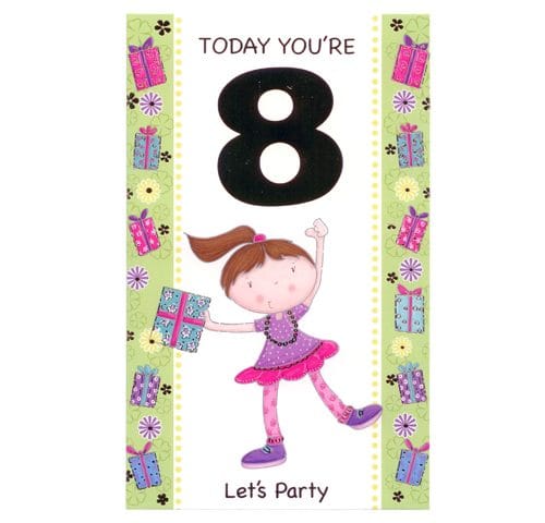 CARDS 8 YEAR OLD GIRL (PK 12)