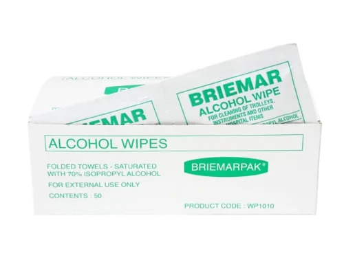 ALCOHOL WIPES - GREEN (50)