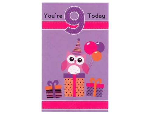 CARDS 9 YEAR OLD GIRL  (PK 12)
