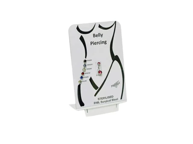BELLY PIERCING SELECTION DISPLAY