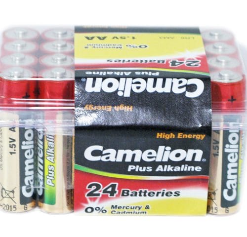 CAMELION ALKALINE AA 24PK