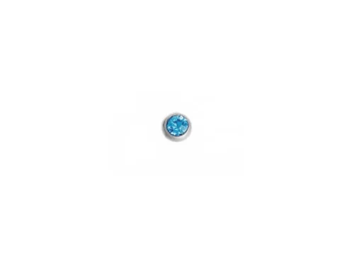 NOSE PIERCER WEDGE TITANIUM LT BLUE