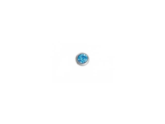 NOSE PIERCER WEDGE TITANIUM LT BLUE