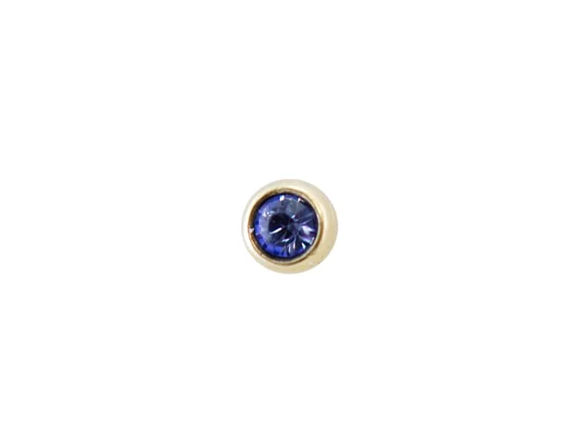 NOSE PIERCER WEDGE CHAMP/TITANIUM TANZANITE