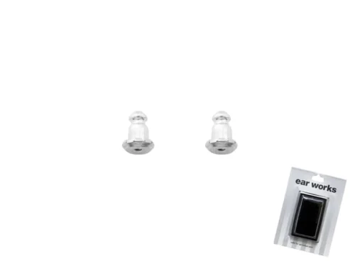 EAR WORKS SILICON EARRING BACKS (8 PACK)