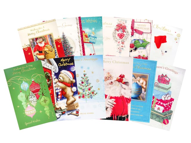 CARDS CHRISTMAS (PK 12)