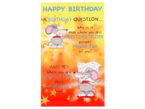 CARDS HUMOROUS BIRTHDAY (PK 12)