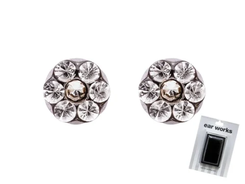 EAR WORKS LARGE DAISY CRYSTAL S/S/S