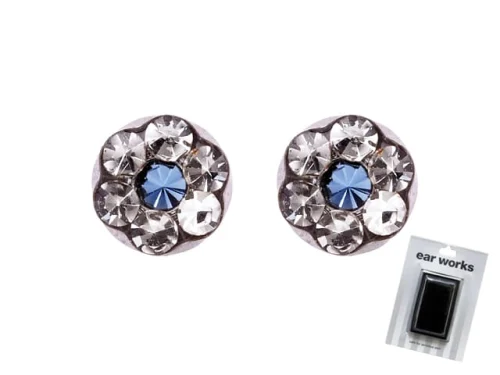 EAR WORKS LARGE DAISY SAPPHIRE S/S/S