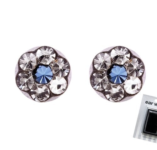 EAR WORKS LARGE DAISY SAPPHIRE S/S/S