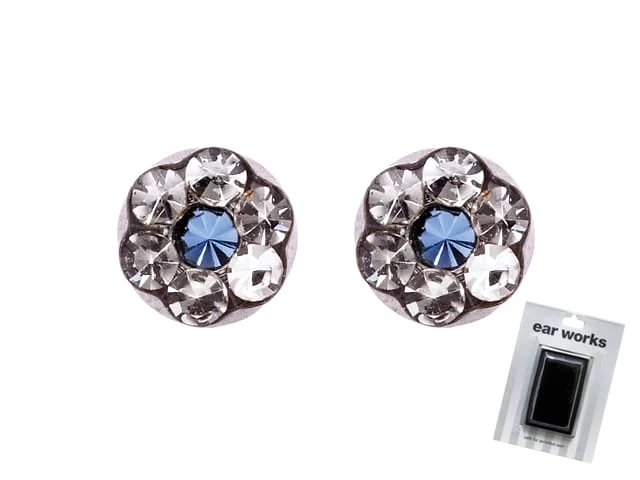 EAR WORKS LARGE DAISY SAPPHIRE S/S/S