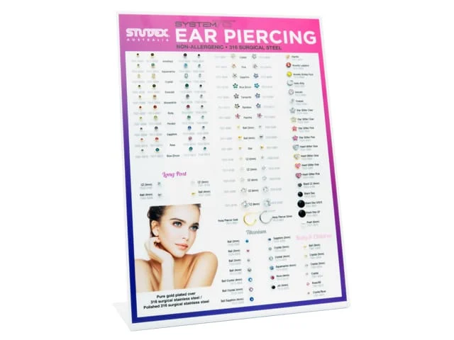 SYSTEM 75 - EAR PIERCING SELECTION DISPLAY