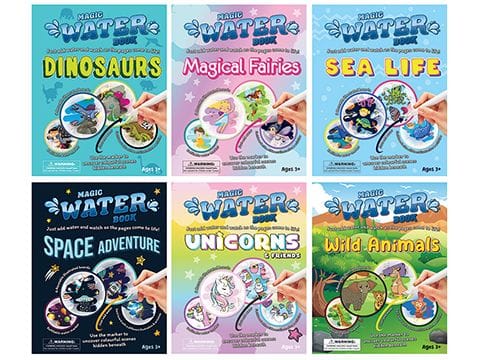 ART BOOK MAGIC WATER (12 PACK)