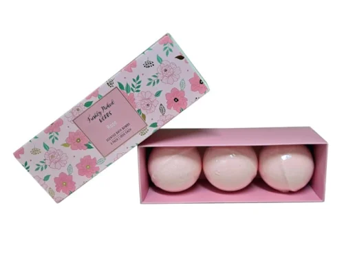 BATH BOMB SET - ROSE