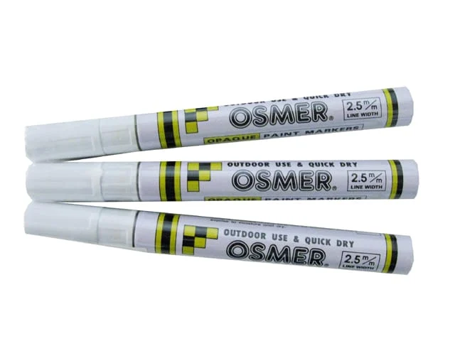 MARKERS PAINT OPAQUE WHITE 2.5MM LINE   (BOX 12)