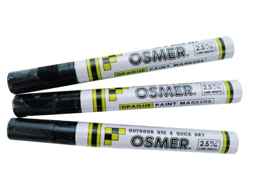 MARKERS PAINT OPAQUE BLACK 2.5mm LINE   (BOX 12)