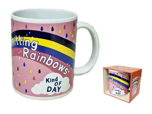 MUG SHITTING RAINBOWS