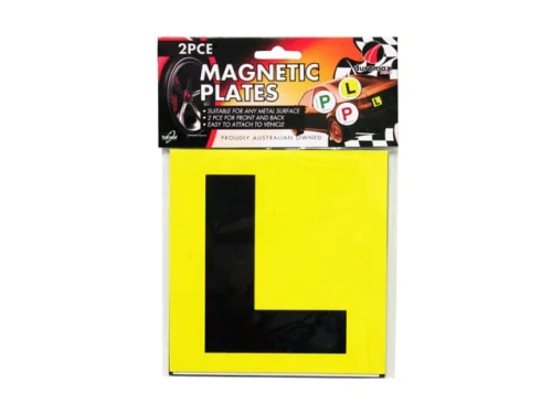 L-PLATE MAGNETIC
