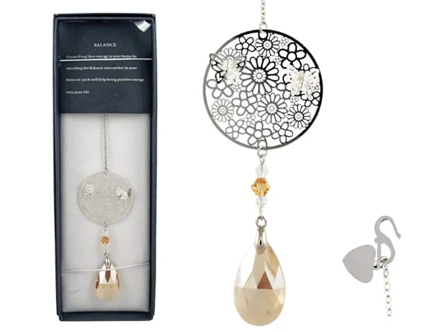 SUNCATCHER BUTTERFLY CHAMPAGNE