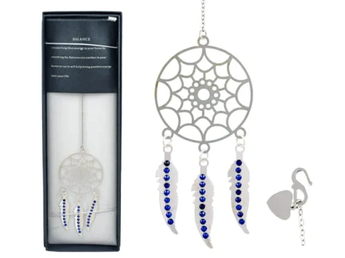 SUNCATCHER FEATHER BLUE