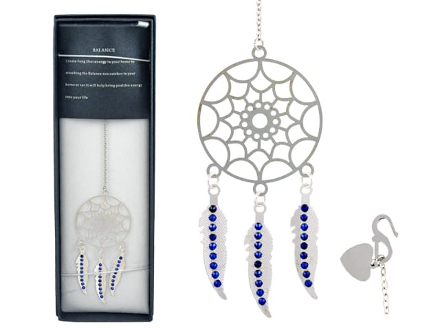 SUNCATCHER FEATHER BLUE