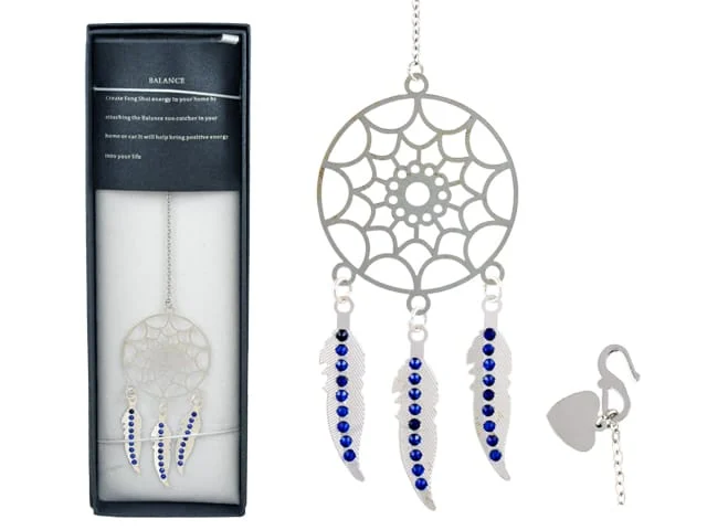 SUNCATCHER FEATHER BLUE
