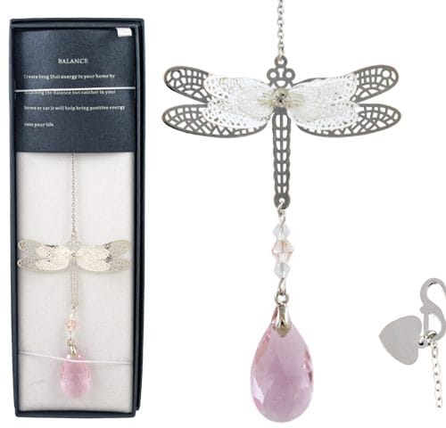 SUNCATCHER DRAGONFLY PINK