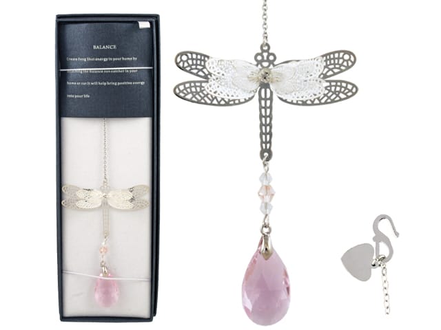SUNCATCHER DRAGONFLY PINK