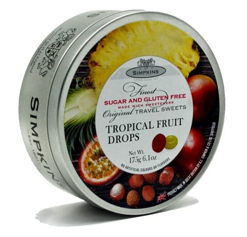 SIMPKINS TROPICAL FRUIT- SUGAR FREE 200G