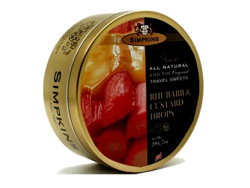 SIMPKINS RHUBARB CUSTARD 175G